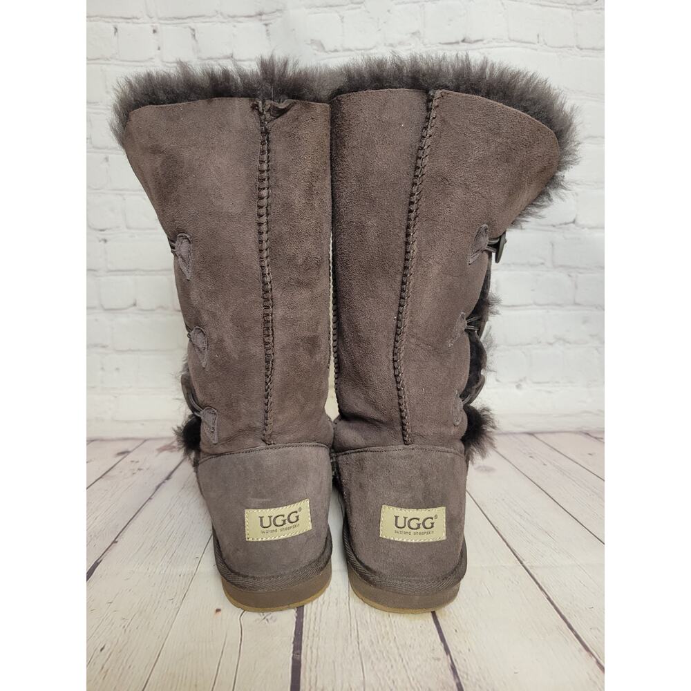 UGG Auzland Sheepskin Bailey style Classic Long 3 Buttons Boots from Australia - Picture 4 of 11